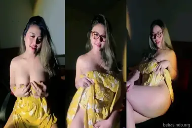 Bokep Indo Miya Daster Kuning Mendesah Genit